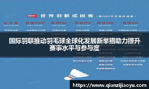 国际羽联推动羽毛球全球化发展新举措助力提升赛事水平与参与度